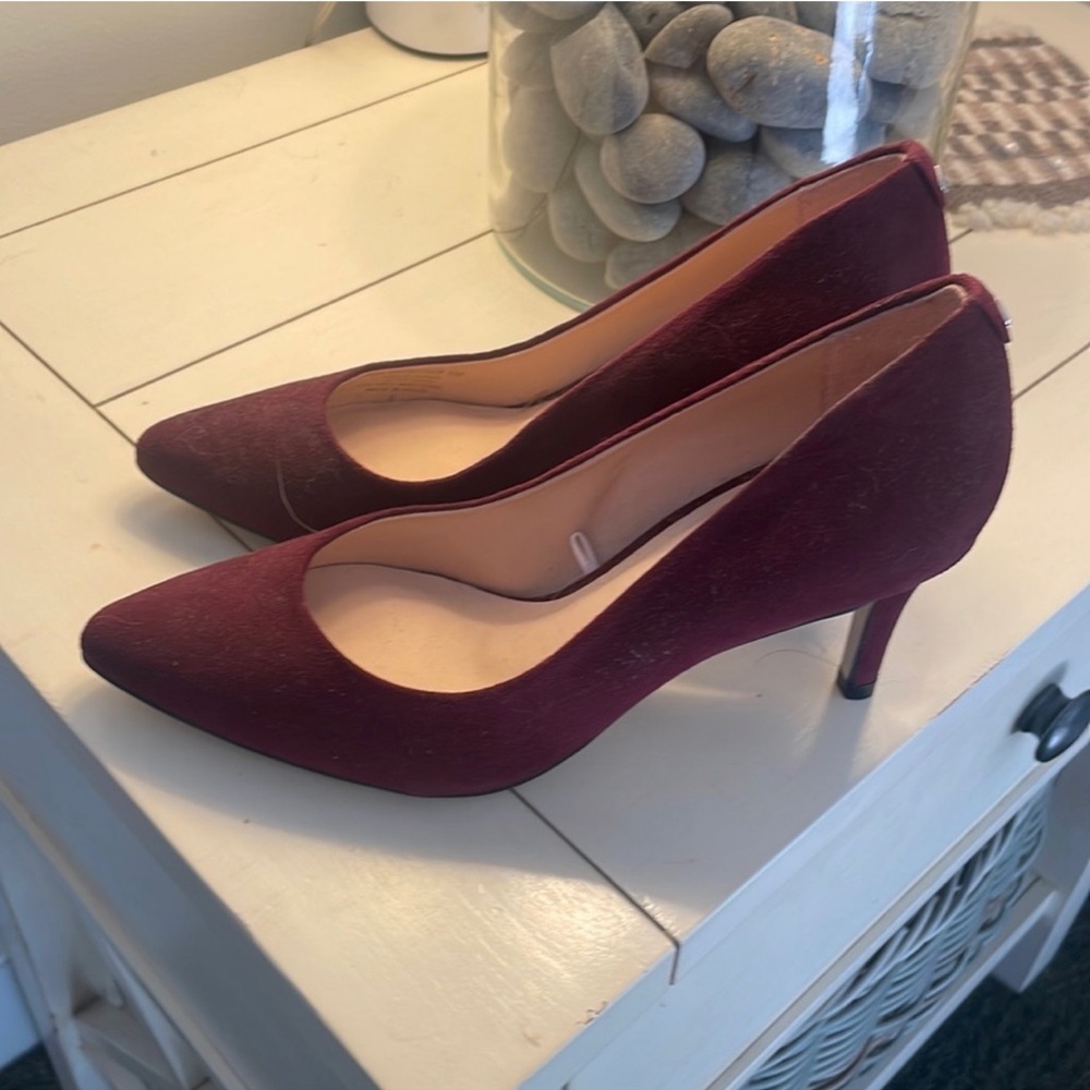 Maroon heels